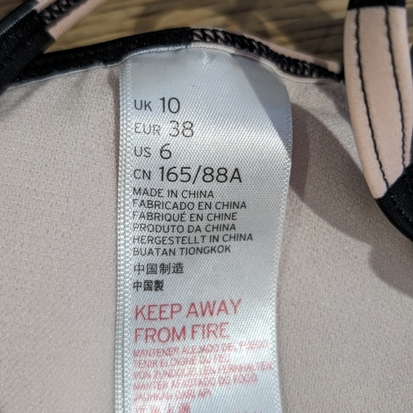 TOPSHOP Black & Pink Bikini - Picture 4 of 4